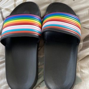 Pride themed Slide sandals size S (7/8)